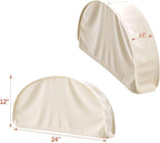 Univivi 12 Inch Satin Shoulder Covers - Image 2