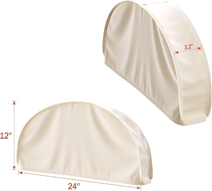Univivi 12 Inch Satin Shoulder Covers - Image 2