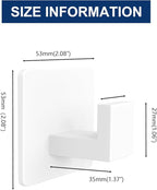 VAEHOLD Wall Towel Hooks, Heavy Duty Sticky Holder Waterproof Towel Hooks - Image 6