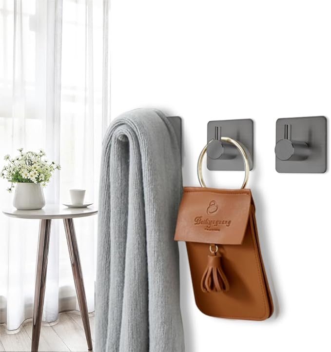 Adhesive Hooks Towel Hanger Wall Hooks - Image 5