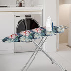 Oil Painting Iris Flowers Ironing Board Cover-15x 54 White Pink Iris Flower - Image 2