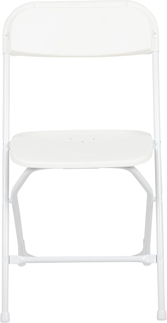 Flash Furniture Hercules Series Plastic Folding Chair - White - 4 Pack 650LB Weight Capacity Comfortable Event Chair-Lightweight Folding Chair - Image 13
