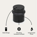 Mega Handles Floor Door Stopper, Wall Protectors from Door Knobs, Floor Door - Image 2