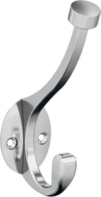 Amerock H5546526 | Adare Double Prong Decorative Wall Hook | Polished Chrome by Amerock