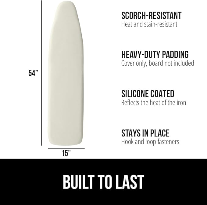 GORILLA GRIP The Original Ironing Board Cover and Pad, Silicone Coating - Image 2
