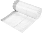 Ultrasac 18 Gallon 2.0 MIL White Drawstring Trash Bags - Image 3
