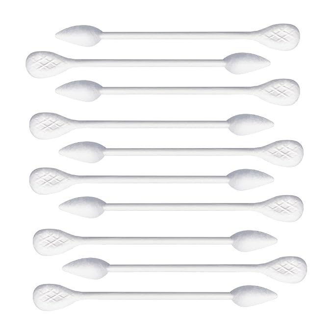Precision and Flattened Tip 450pcs Cotton Swabs by MRCMUCEZ