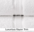 Cotton Craft Ultra Soft 4 Pack Oversized Extra Large Bath Towels 30x54 White - Image 3