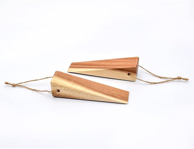 Wooden Door Stoppers, Large Wood Door Wedges - Image 9
