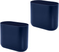 iDesign Small Slim Plastic Bathroom Trash Can, Garbage Can by iDesign