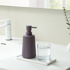 Small Soap Dispenser for Bathroom and Kitchen, Modern Farmhouse Striped Style - Image 2