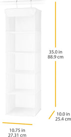 Whitmor 5 Section Closet Organizer - Image 2