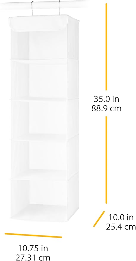 Whitmor 5 Section Closet Organizer - Image 2