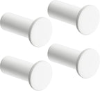 SAYAYO Modern Coat Hooks Wall Mount, Matte White Towel Hooks by SAYAYO