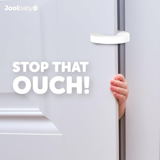 Jool Baby Door Pinch Guards – Slam Preventer – Babyproof Doors to Avoid Pinched - Image 2