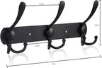 Coat Rack Wall Mounted, 3 Tri Stainless Steel Coat Hook - Image 2