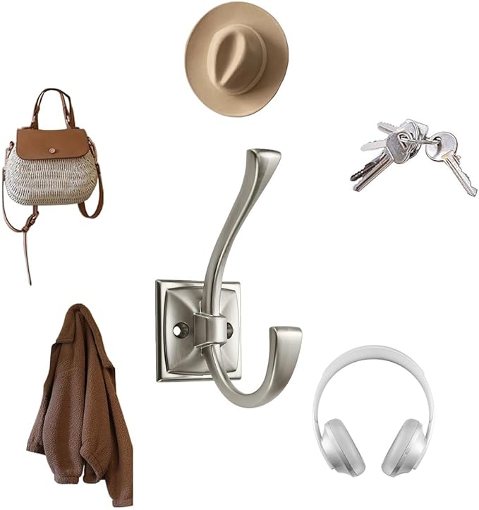 3 Pack Decorative Heavy Duty Towel Hooks - Image 3