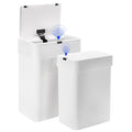 2 Pack Bathroom Trash Can with Lid by SYNCVIBE