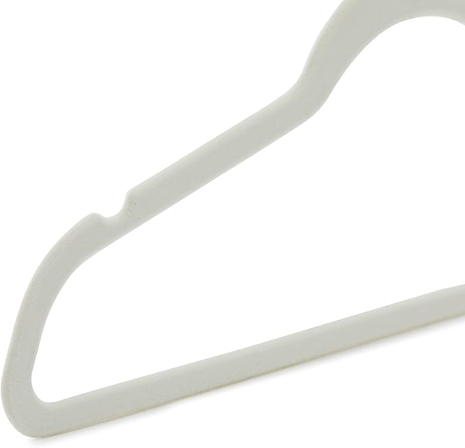 Amazon Basics Slim Velvet Non-Slip Space Saving Suit Clothes Hangers - Image 4