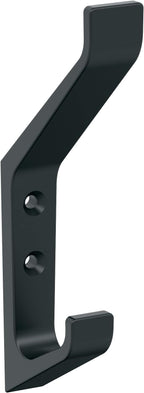 Amerock H37003MB | Emerge Double Prong Decorative Wall Hook | Matte Black Hook by Amerock