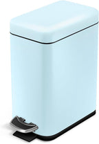 Home Zone Living 1.3 Gallon Small Bathroom Trash Can by HomeZoneLiving