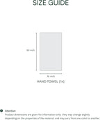 Lacoste Heritage 100% Supima Cotton Hand Towel, Surf Blue, Premium Super Soft - Image 2