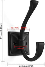 khtumeware Wall Hooks, 3 Pack Coat Hooks Hardware Towel Hooks - Image 2