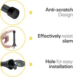Door Stoppers for Wall – Spring Door Stopper – Black Door Stops – 3-1/4" – - Image 7