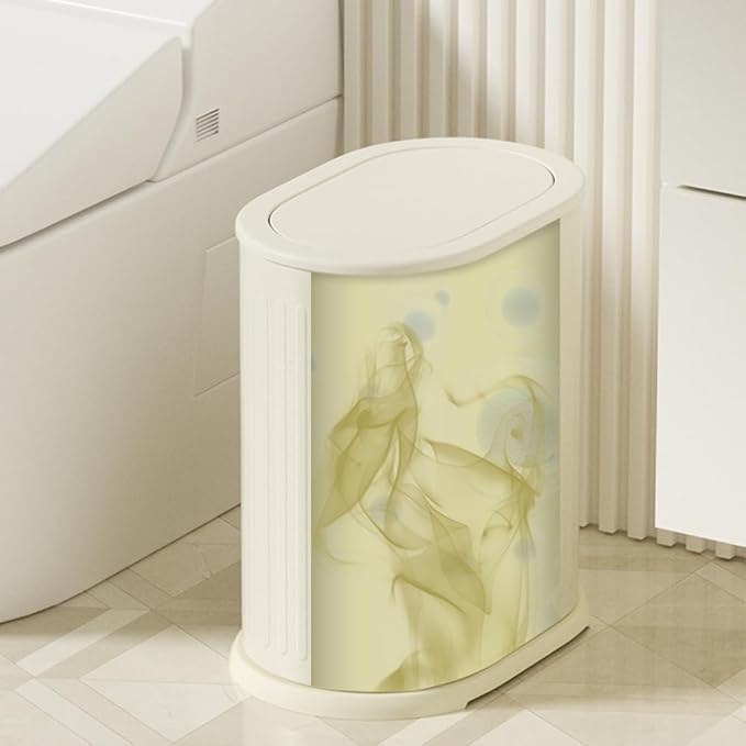 Steel Small Bathroom Trash Can - Image 8
