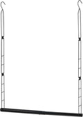 STORAGE MANIAC Hanging Closet Rod, Adjustable Width and Height Closet Hanging by STORAGEMANIAC