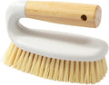 Wooden Handled Brush, Stiff Bristle Gravity Cleaning Brush by XFSPYY
