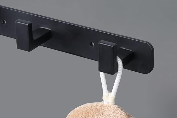 Coat Rack, Heavy Duty Stainless Steel 5 Tri Coat Hook Hanger, Wall Mounted by Vanloory