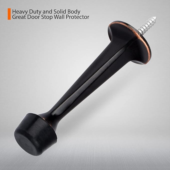6 Pack Solid Rigid Door Stops - Image 2