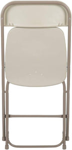 Flash Furniture Hercules™ Series Plastic Folding Chair - Beige - 2 Pack 650LB Weight Capacity Comfortable Event Chair-Lightweight Folding Chair - Image 6