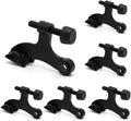 6 Pack Hinge Pin Black Door Stopper, Adjustable Heavy Duty Hinge Pin Door Stop by SUNTAI