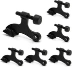 6 Pack Hinge Pin Black Door Stopper, Adjustable Heavy Duty Hinge Pin Door Stop by SUNTAI