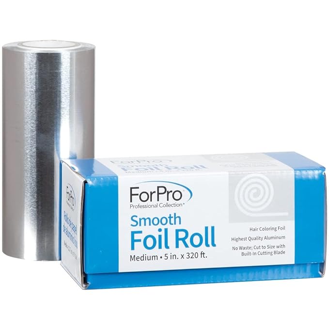 ForPro Professional Collection Smooth Aluminum Foil Roll, 320 Ft Hair Foils by ForProProfessionalCollection
