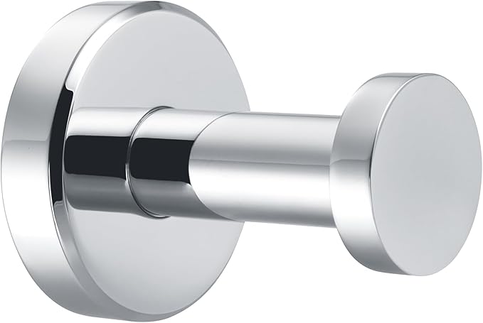 APLusee Bathroom Towel Hook Polished Chrome, SUS 304 Stainless Steel Robe Coat by APLusee