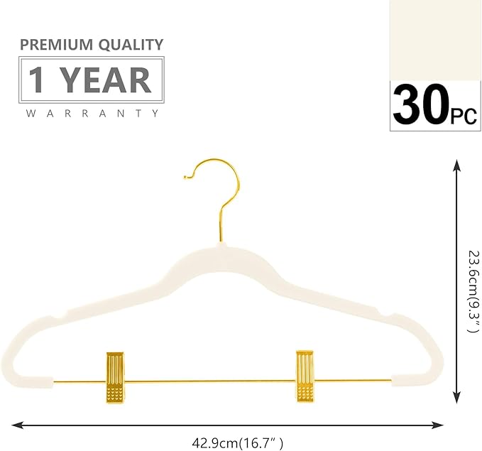 MIZGI Premium Velvet Pants Hangers - Image 2