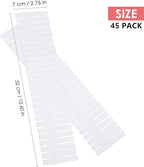 45 Pack Drawer Dividers, Plastic Adjustable Drawer Storage Organizer - Image 2