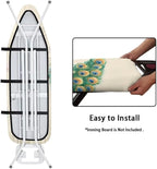 Durable Iron Board Cover Non Stick Scorch Easy-Fit Peacock Ironing Board Cover - Image 5
