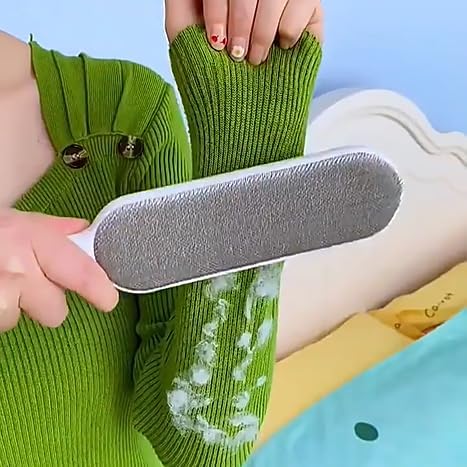 2PCS Lint Brushes for Clothes, Cat Dog Hair Remover for Lundary, Self-Cleaning - Image 3