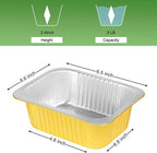 40 Pack 3LB Gold Aluminum Foil Pans - Image 3