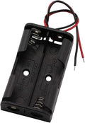 6 Pieces 2 Slots x 1.5V AA Battery Case Holder Battery Spring Clip Storage Box by Onwon