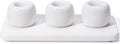 3 Pack Mini Ceramic Toothbrush Holder Stand by Dersyer