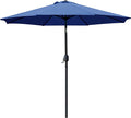 Sunnyglade 9' Patio Umbrella Outdoor Table Umbrella with 8 Sturdy Ribs (Navy Blue) by Sunnyglade