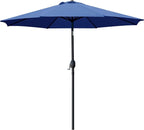 Sunnyglade 9' Patio Umbrella Outdoor Table Umbrella with 8 Sturdy Ribs (Navy Blue) by Sunnyglade