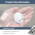Adhesive Hooks Heavy Duty Waterproof in Shower Hooks - Image 2