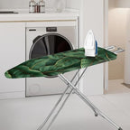 Green Banana Leaves Steam Ironing Board Cover Tropical Plant Leaves Stain - Image 2