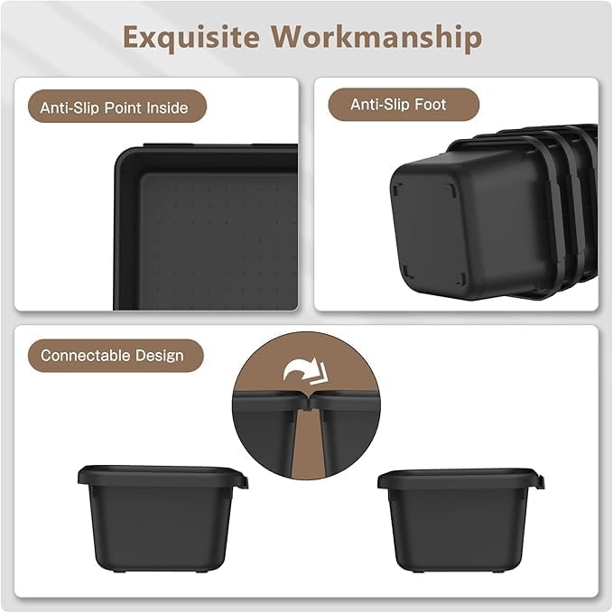 A-LuGei 【 】 Tool Box Organizer【Fits 100+ Tools】 Black Garage - Image 7